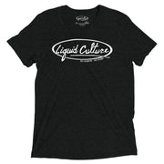 Classic Logo men's graphic tee in Charcoal Black with white Liquid Culture logo