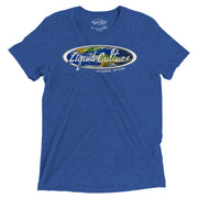 Liquid Culture World men's graphic tee in True Royal blue