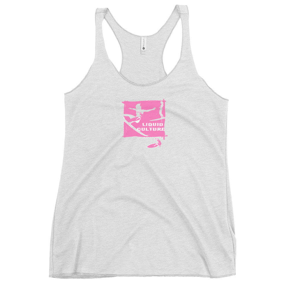 Women's Scratch Surfer Tri-Blend Racerback Tank