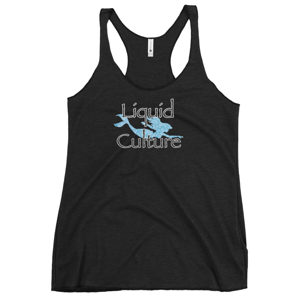 Women's Mermaid Tri-Blend Racerback Tank