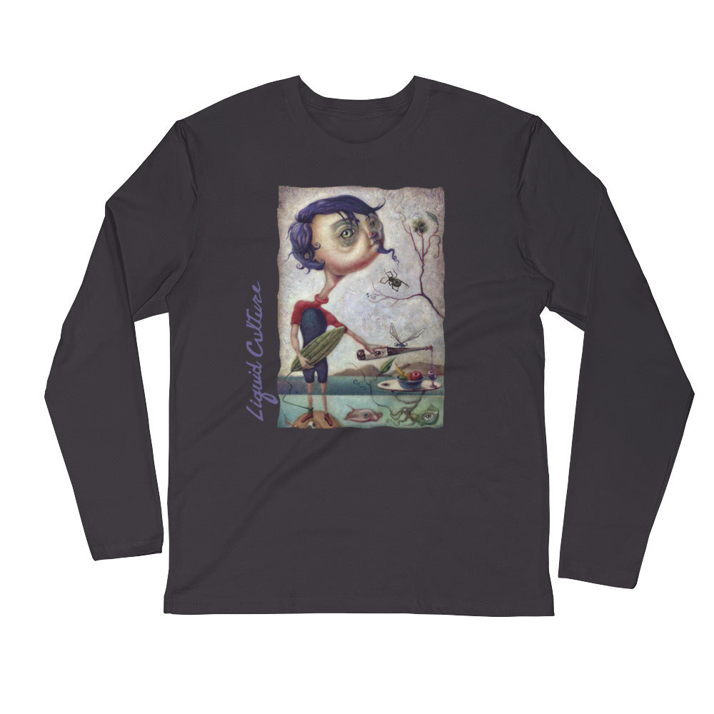 Men's Liquid Boy Long Sleeve Fitted Crew