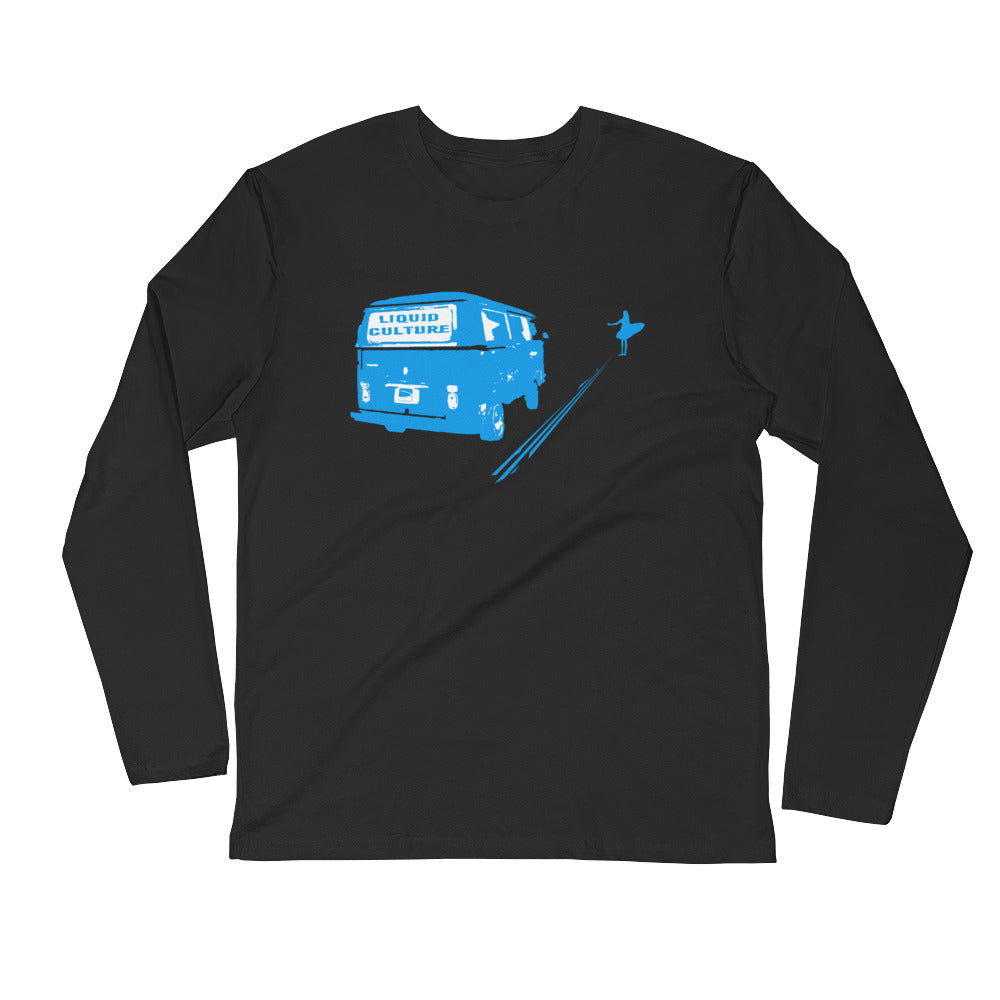 Men's Bus Long Sleeve Fitted Crew