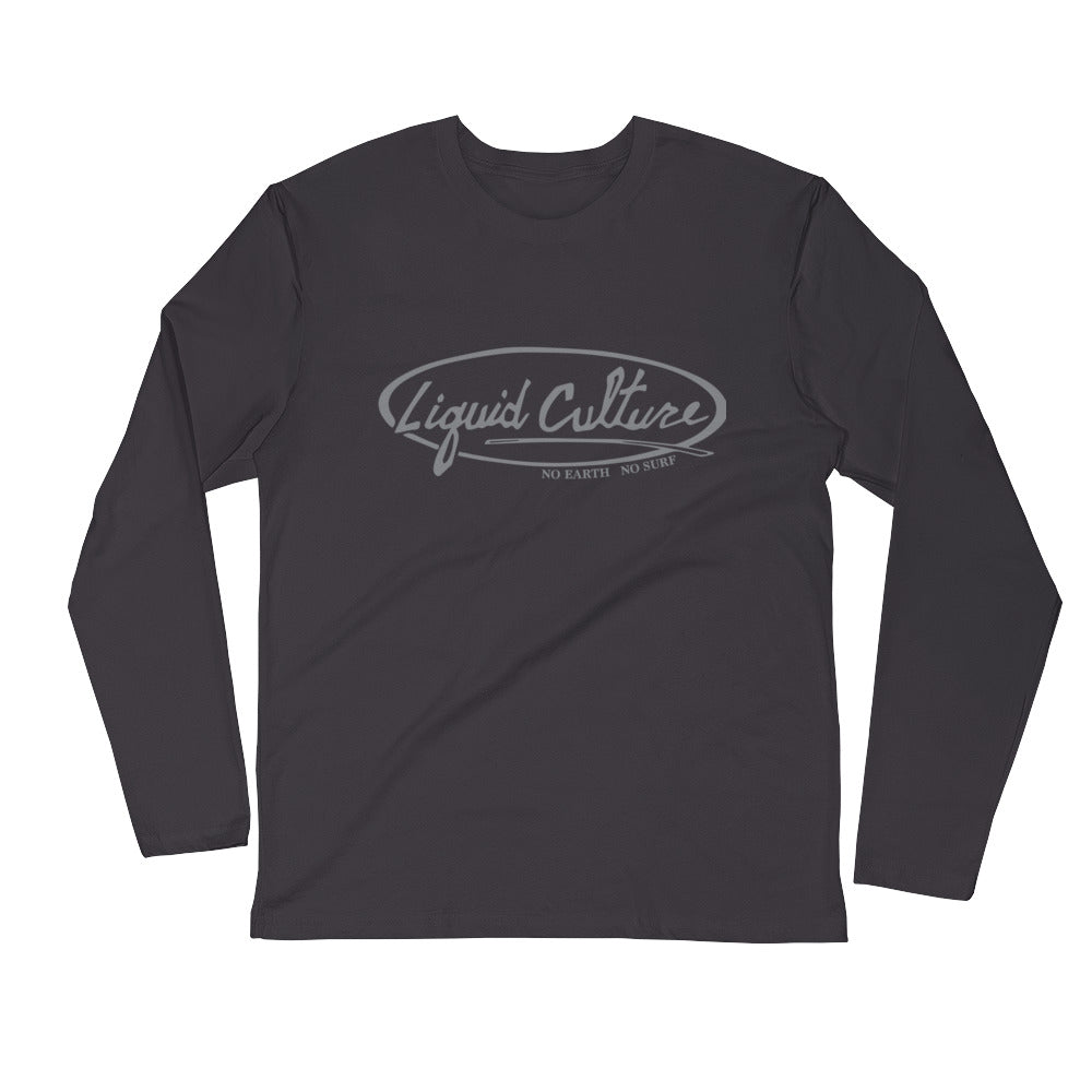 Men's Classic Logo Long Sleeve Fitted Crew