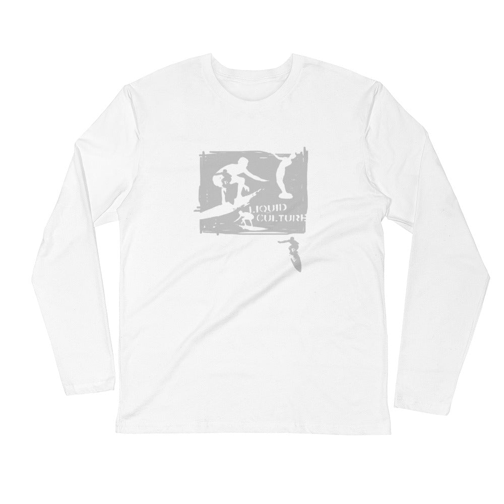 Men's Scratch Surfer Long Sleeve Fitted Crew